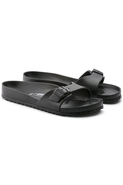 Birkenstock Sandalen Madrid Essentials Eva Black Schmal