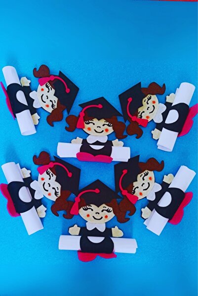 Aydede Oyunevi 6 Adet Keçe Okul Öncesi Gelişim Raporu Mezuniyet Ilk Okul Anaokulu Karne Kılıfı