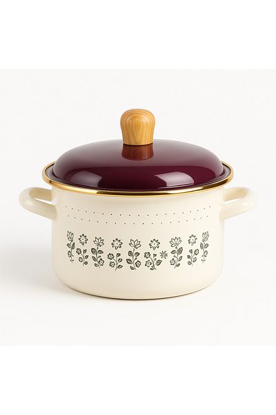 Emiva Enamel Pot 22 cm