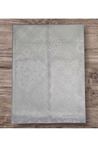 ABYZ Oilcloth Tablecloth, waterproof, 100X140cm, Silver color