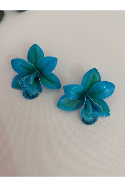 YENGEÇ Lotus Flower Earrings