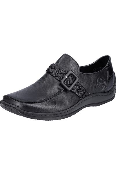 Rieker Komfort Slipper für Damen in schwarz
