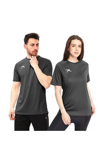raru Unisex μπλουζάκι Velox Anthracite