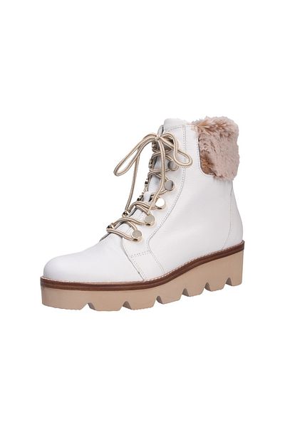 GABOR Schnür-stiefeletten Für Damen In Winterweiß