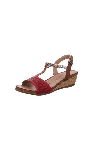 Remonte Keilsandalen Für Damen In Rot