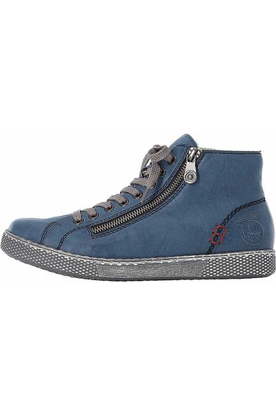 Rieker Schnür-stiefeletten Für Damen In Blau