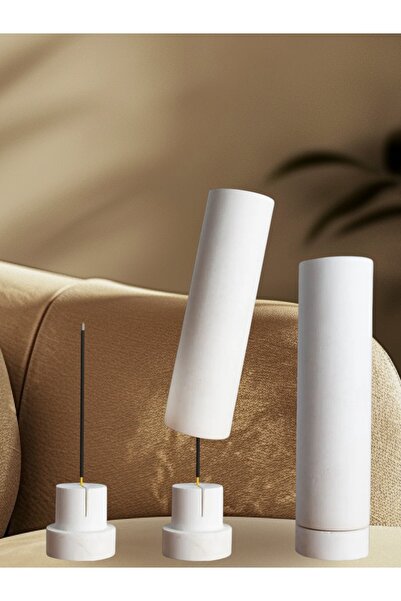 Minima Art Studio Dekoratif Beton Tütsülük Çubuk Tütsü Tutucu