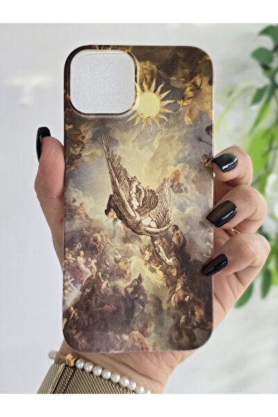 Magic Ring حافظة هاتف شفافة بنمط فني متوافقة مع هاتف Iphone 15