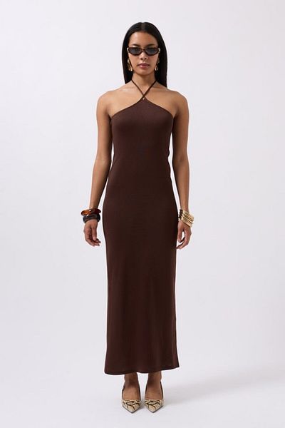 Moka Shopin Mokashopin Cross Strap Maxi Dress