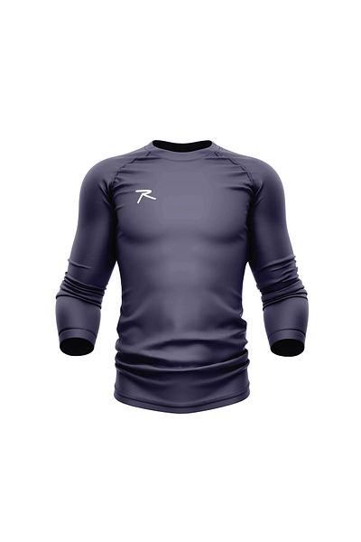 raru Μακρυμάνικο αθλητικό μπλουζάκι Opto Navy Blue Teknic Performance
