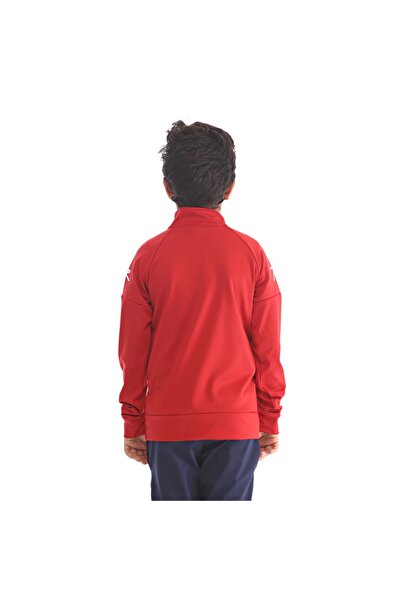 raru Çocuk Yarım Fermuarlı Üst FUGIO KIRMIZI