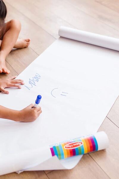 ESLENTA White Packaging Paper |   40 Meters Durable Painting Paper