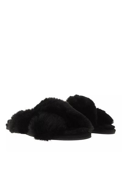 Lauren Ralph Lauren Sydney Violent Flache Hausschuhe in Schwarz