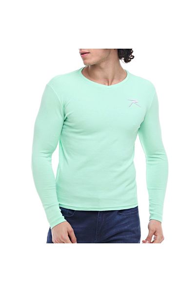 raru Βαμβακερό μπλουζάκι Baselayer Vesper Mint