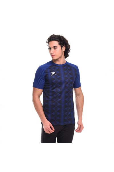 raru Unisex μπλουζάκι Octo Navy Blue