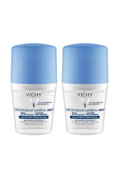 Vichy 48H Antiperspirant Deodorant, Mineral Rich, Free of Triglycerides - 50ml