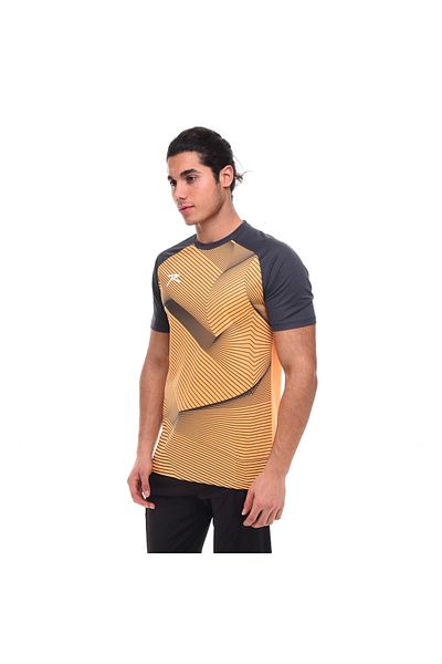 raru Unisex Ψηφιακό Μπλουζάκι Justa Orange