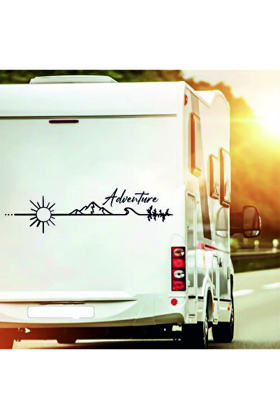 Birim Matbaa ADVENTURE KARAVAN OTO STİCKER (115X31 CM)