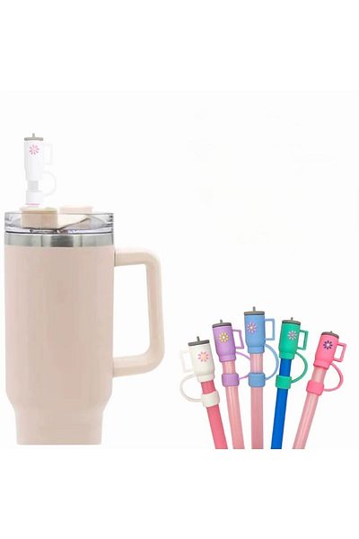 Yenigeldi 1Pcs 10mm White Thermos Straw Cap