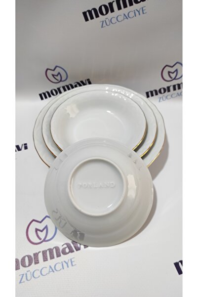 Porland PORSELEN ALTINYALDIZ 24 PARÇA 6 KİŞİLİK YEMEK TAKIMI