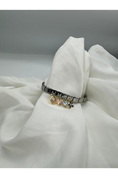 Lav Aksesuar الإيطالية الصلب استرخى سوار سحر سوار المرأة مجوهرات الفولاذ المقاوم للصدأ الاتجاه هدية