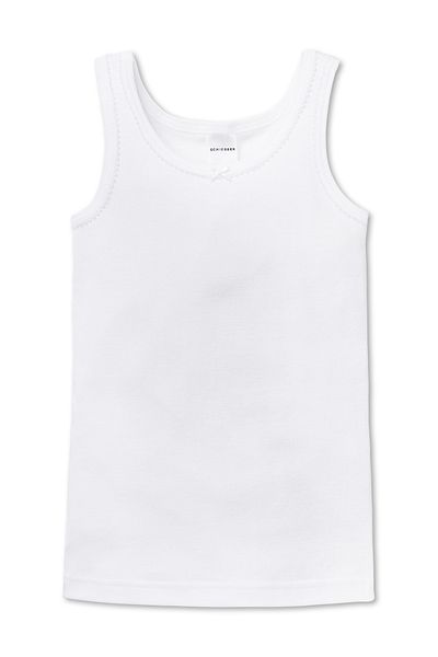 Schiesser Unterhemd Doppelripp Original Classics Unterhemd Unterzieh-shirt Ärmellos Schulterfrei