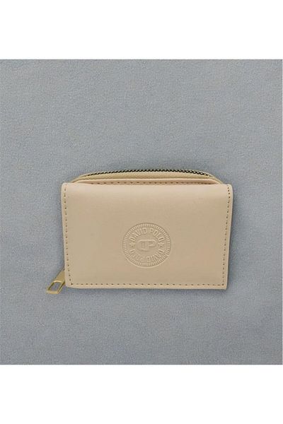 zauram Women's Cream Sports Multi-Pocket Wallet