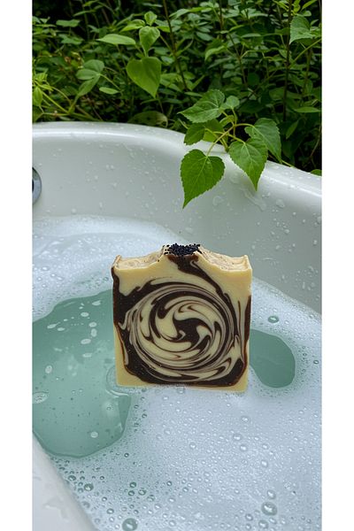 OKTİR Black Cereal Oil Soap Skin and Hair Care Anti-Aging Nutritional Anti-Aging 100 g