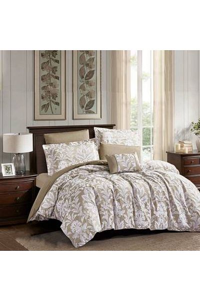 Pazar Home Bedding 7-Piece Cotton Jacquard Double Bedspread - Chicago Home Bazaar