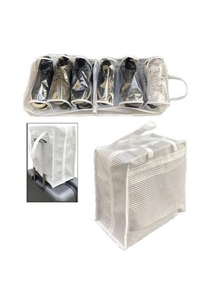 Skygo Shoe Storage and Transport Bag (Striped Model) Shoe Tote