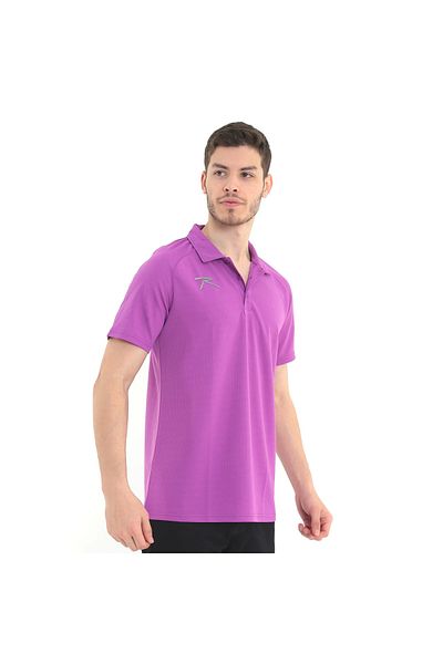 raru Μπλουζάκι Polo Nox Purple