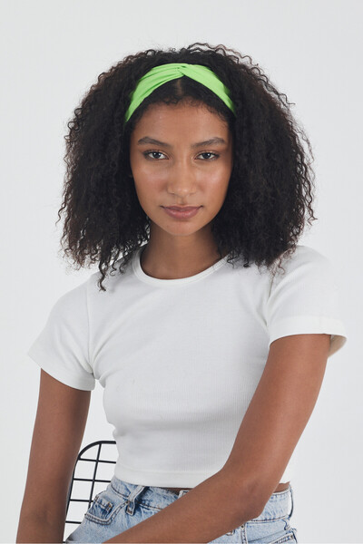 Butikgiz Γυναικεία βαμβακερή χτενισμένη βαμβακερή, αντιολισθητική, μαλακή, εύκαμπτη, Μπαντάνα με κορδέλα μαλλιών με STYLE