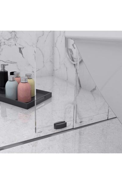 Generic CKB Bottom Guide for Sliding Shower Door, 304 Stainless Steel Bottom Guides for 1/4"-3/8" (6mm-10mm)