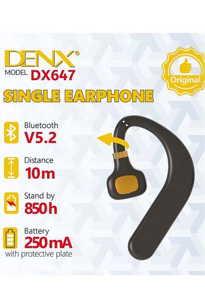 Denx سماعة أذن واحدة - ماركة Dynex