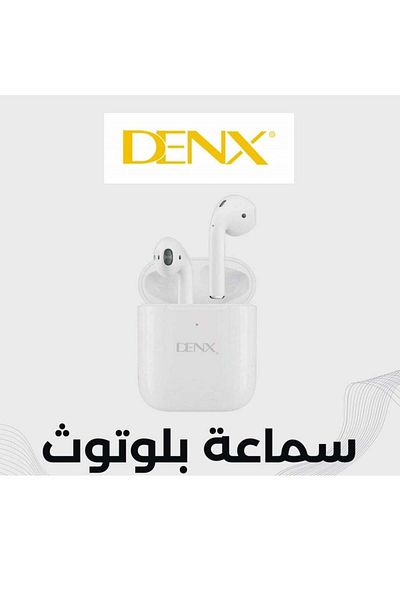 Denx سماعات أذن لاسلكية مزودة بتقنية البلوتوث مع ميكروفون