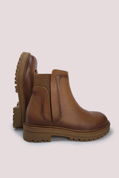 Gold Step Ankle Boots - Flat