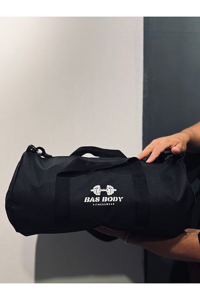 Bas Body FitnessWear Bass Body Printed Interior Large Volume Black Sports Bag