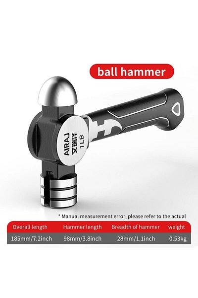 Choice Ball-peen Small Hammer Mini Claw Hammer Head Fitter Hammer Octagonal Hammer Multifunctional Integrat