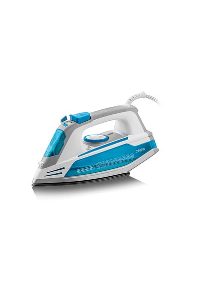 Black&Decker Black & Decker Steam Iron With Anodized Soleplate Watt:2800w Color: Blue