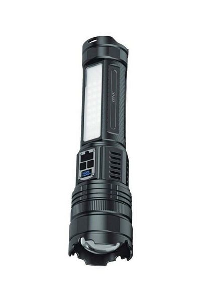 Denx DX2329 مصباح يدوي كبير مع ضوء جانبي