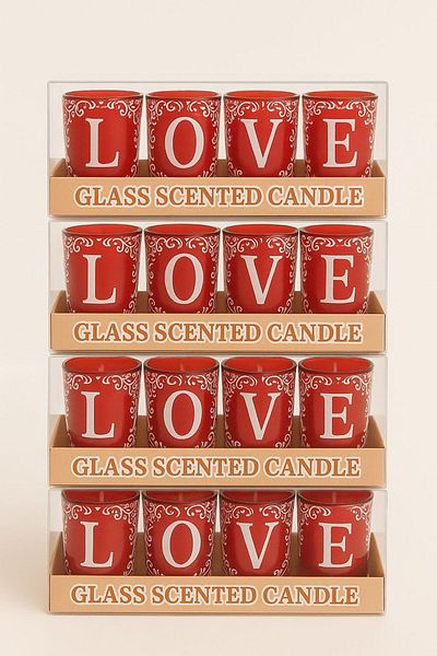 essentialneedsforall LOVE GLASS SCENTED CANDLES