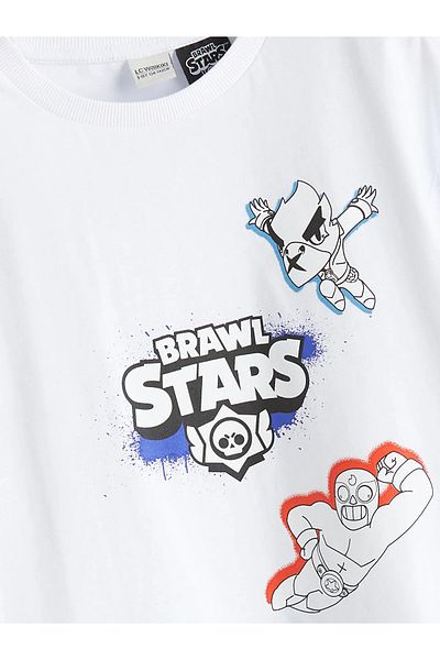 LC Waikiki Ανδρικό μπλουζάκι με στάμπα Brawl Stars με λαιμόκοψη