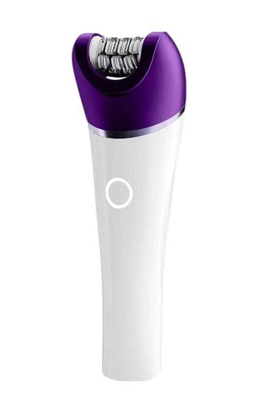 Denx ماكينة إزالة الشعر اللاسلكية القابلة لإعادة الشحن 6 في 1 للنساء مع سرعة مزدوجة وضوء LED لإزالة الجلد الميت