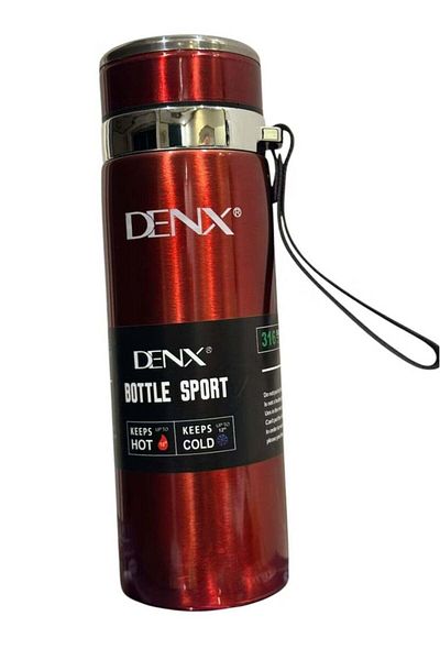 Denx Stainless Steel Thermal Water Bottle, Keep Hot and Cold, Thermos for Tea and Coffee