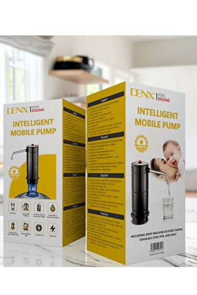 Denx Water Pump Smart Compact and Portable Water Pump with Shell and Stainless Steel Outlet Pipe for