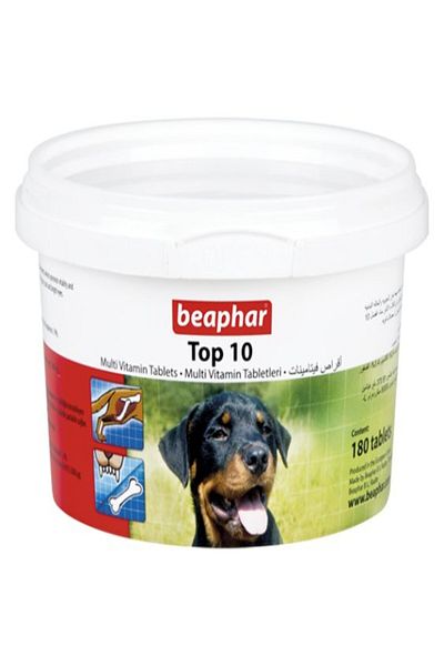 Beaphar TOP 10 DOG MULTI-VITAMINS 180 TAB