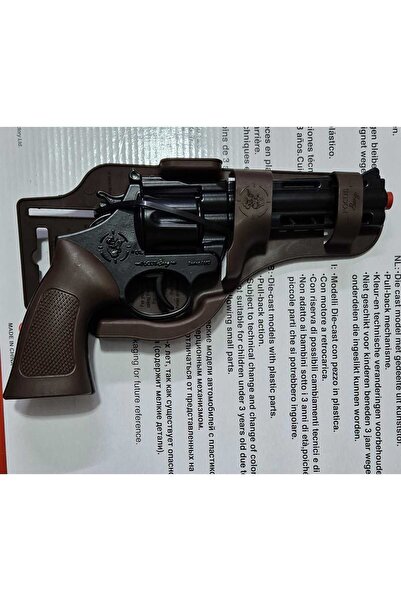 CUFFCUFFTOYS Metal Oyuncak Kovboy Tabanca 90 Mantar Kapsül Hediye Kapsül Patlatan Revolver Demir Silah Ağır Ürün