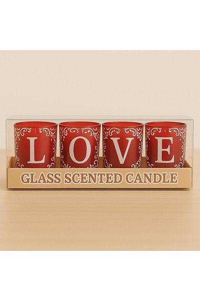 essentialneedsforall LOVE GLASS SCENTED CANDLES