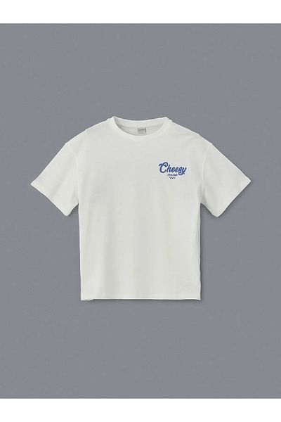 LC Waikiki Κοριτσίστικο T-Shirt με λαιμόκοψη