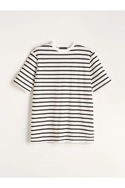 LC Waikiki Tricou de damă cu dungi cu gât